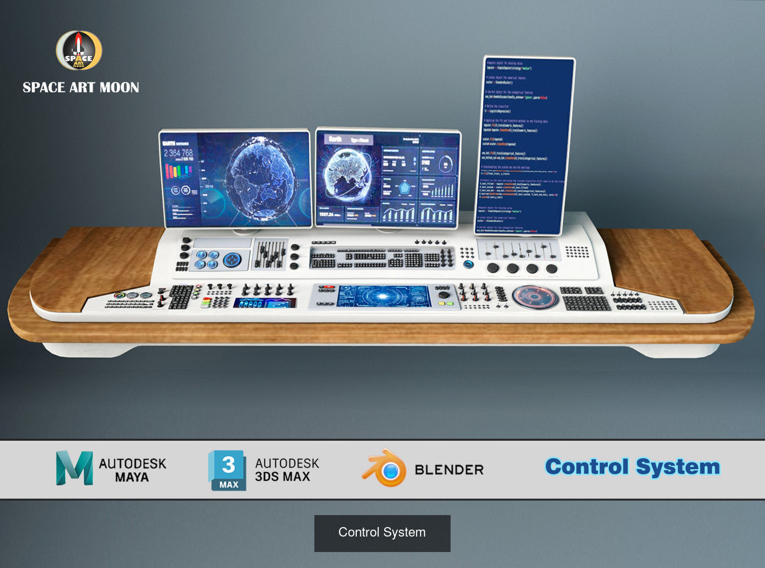 Spaceship Interior 3D Model Collection_7