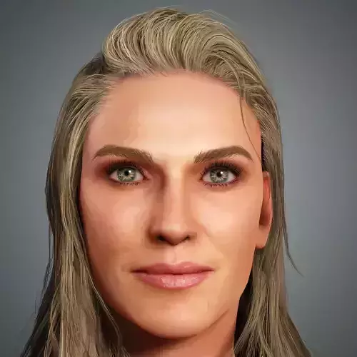 Molly Sims Character Low-poly 3D model