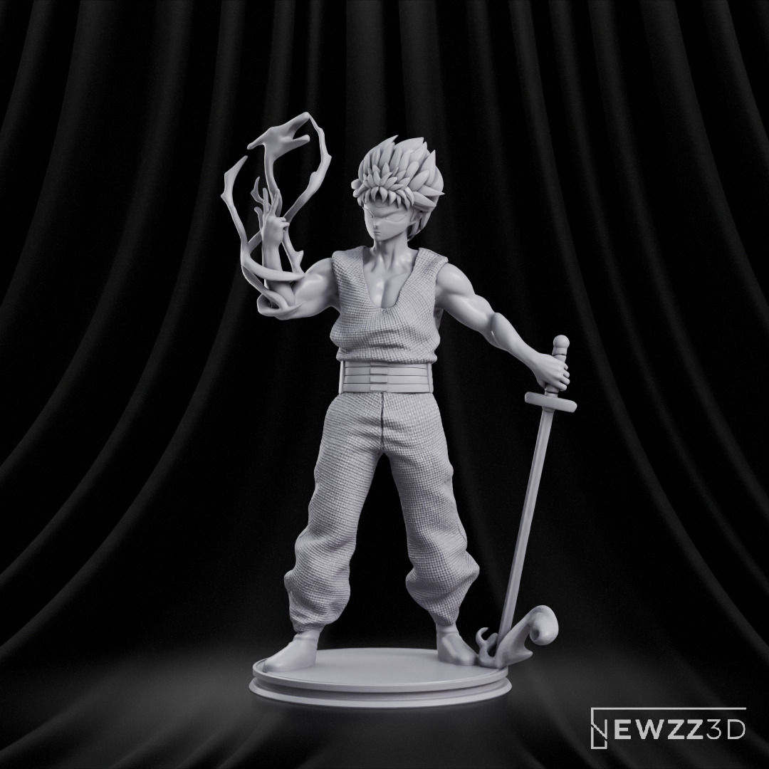 Hiei - Yu Yu Hakusho 3D print model_7