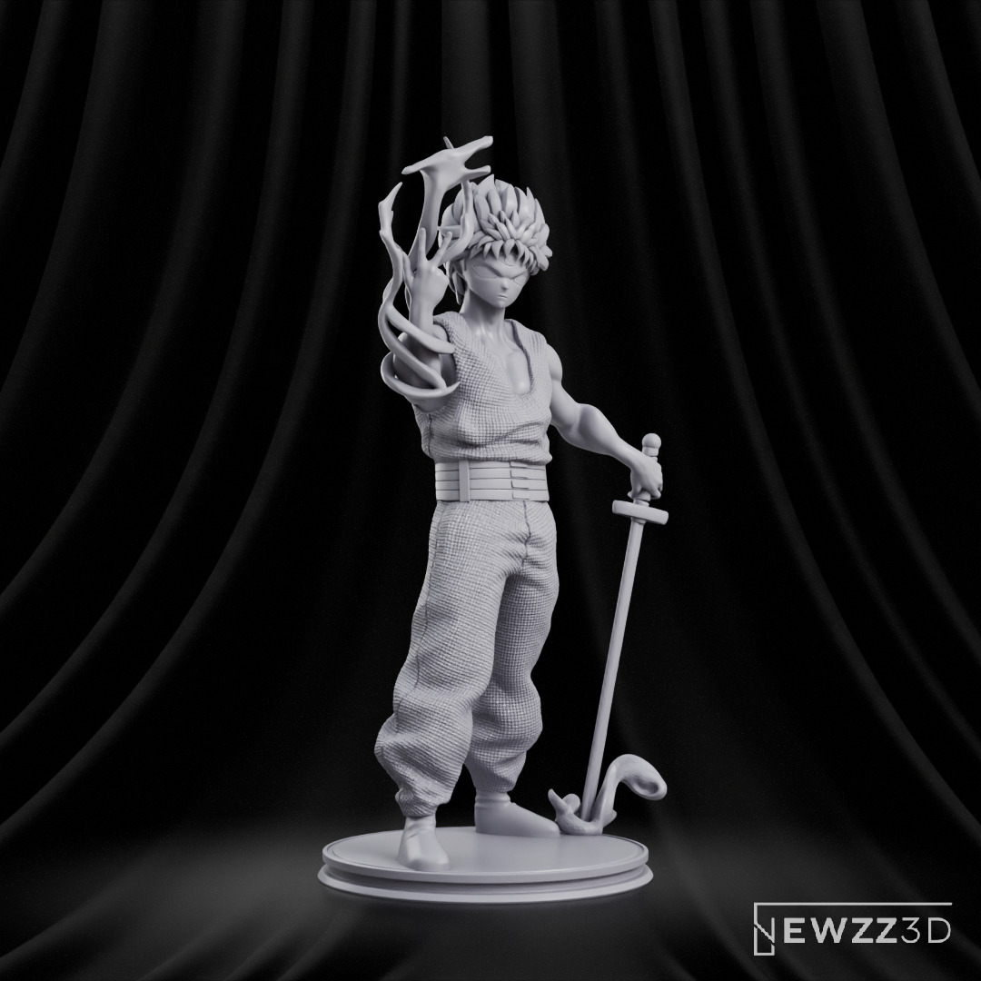Hiei - Yu Yu Hakusho 3D print model_11