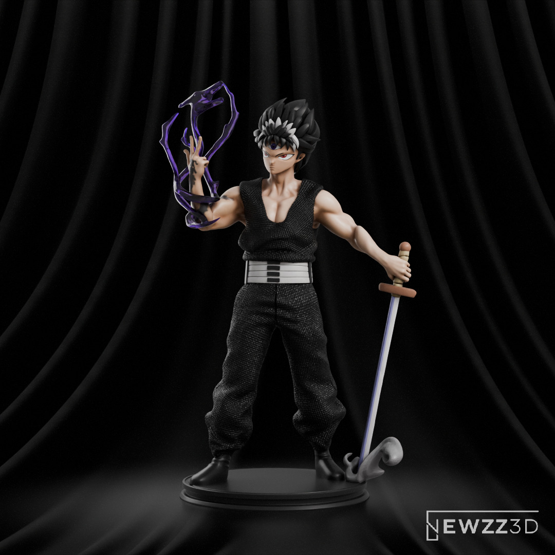 Hiei - Yu Yu Hakusho 3D print model_1