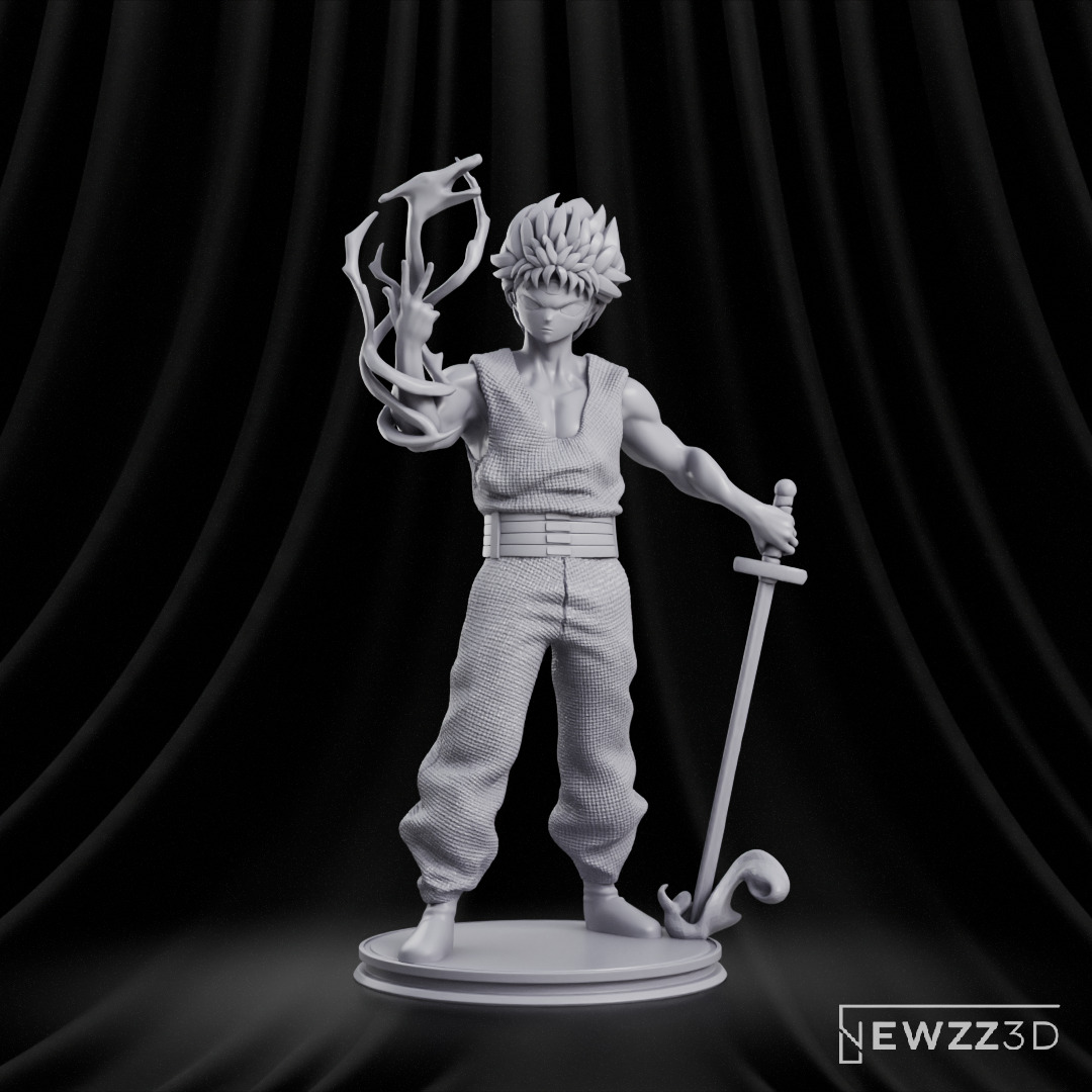 Hiei - Yu Yu Hakusho 3D print model_6