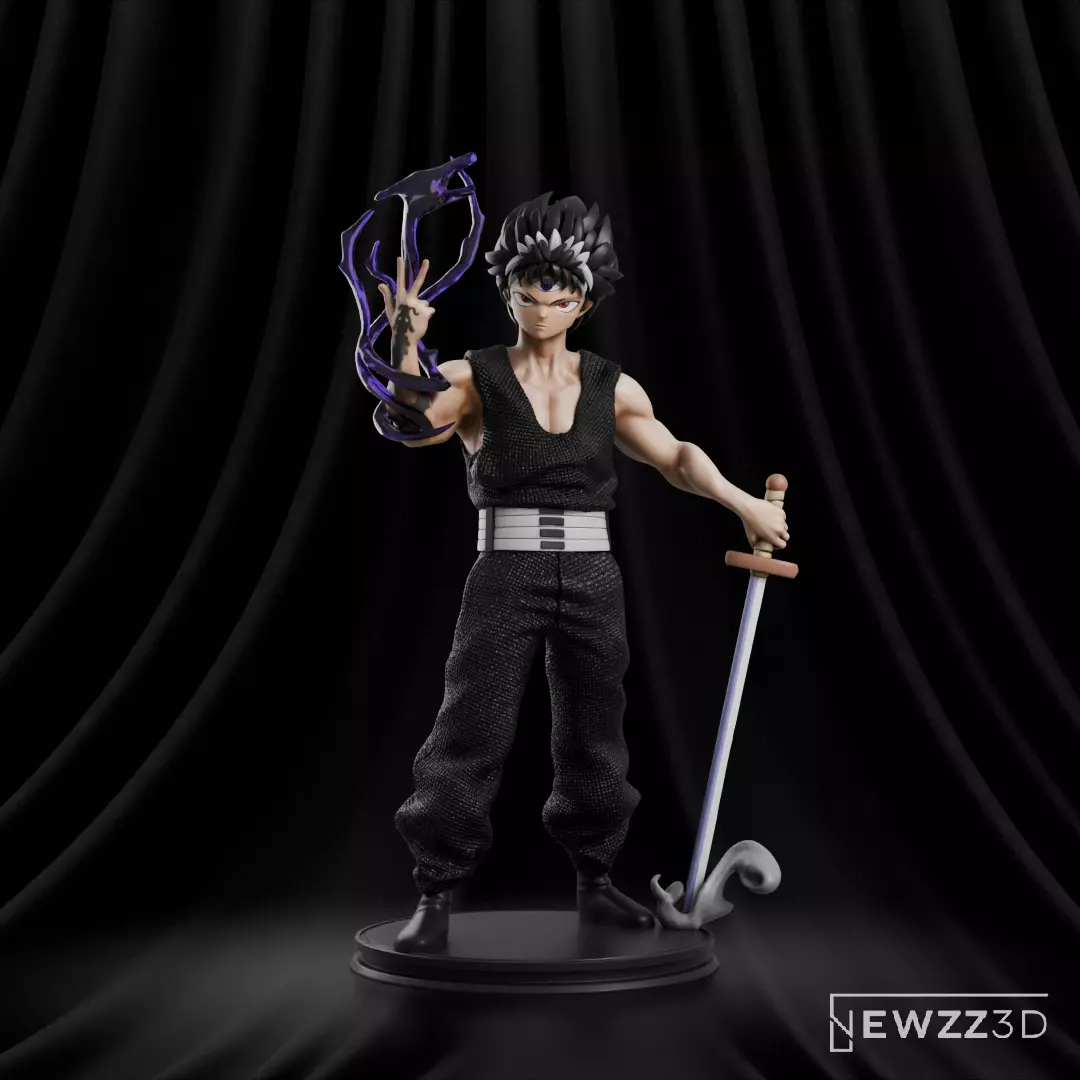 Hiei - Yu Yu Hakusho 3D print model_0