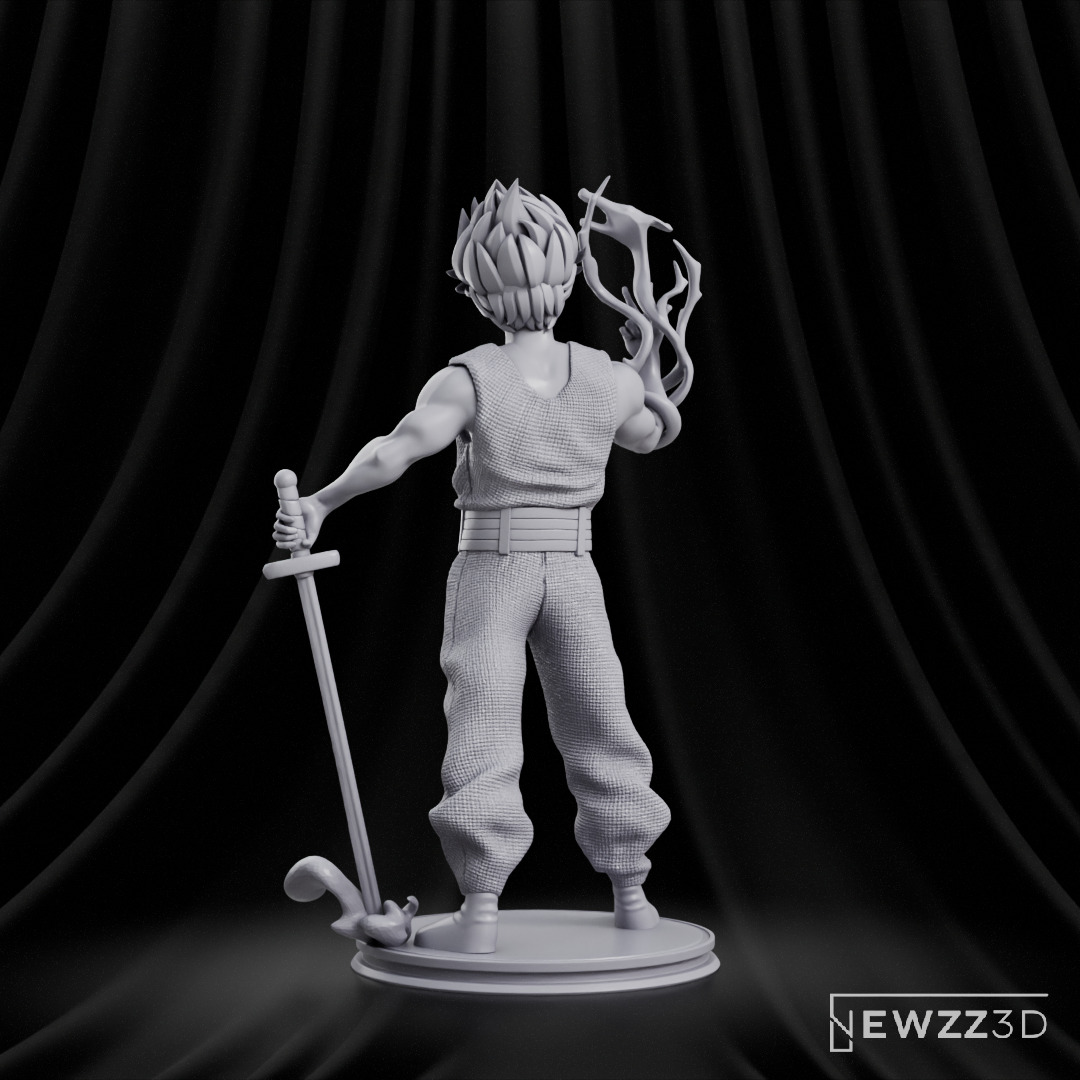 Hiei - Yu Yu Hakusho 3D print model_9