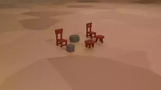 ChaiRs low-poly preview pack