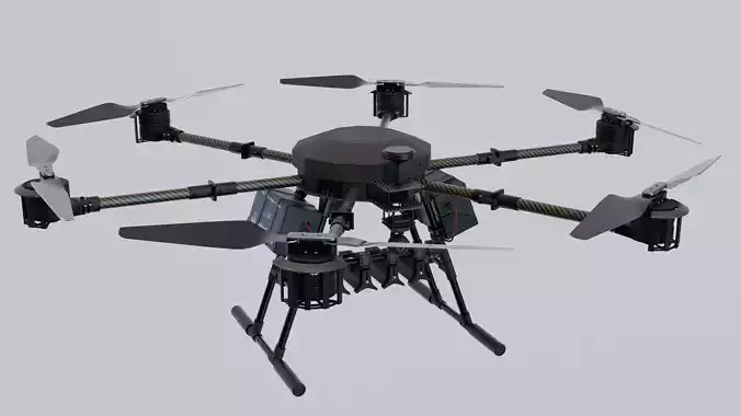 Vampire Drone known as Baba Yaga 3D model