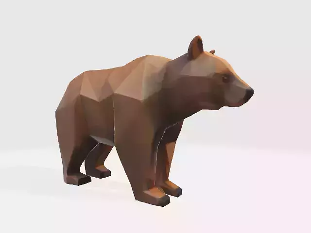 Lowpoly bear