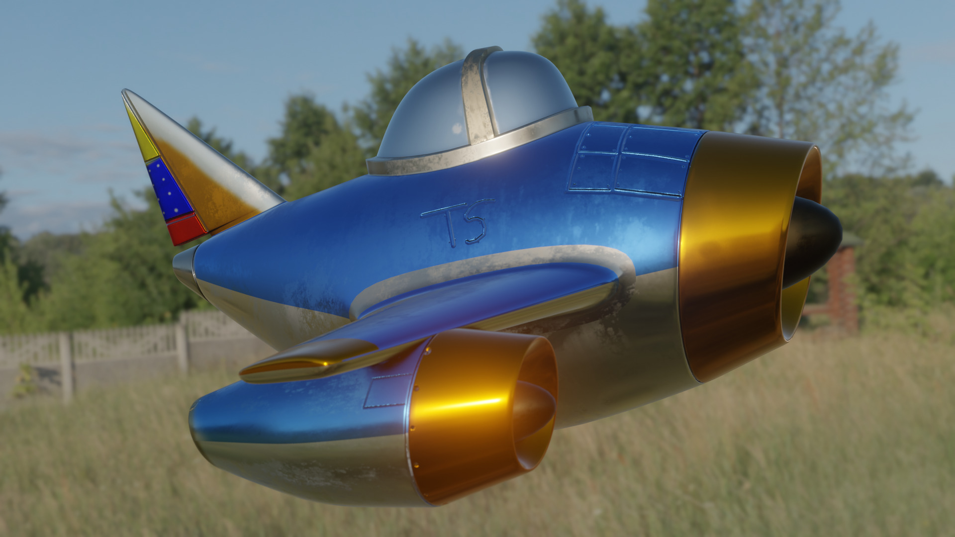 Avion 3D model_2