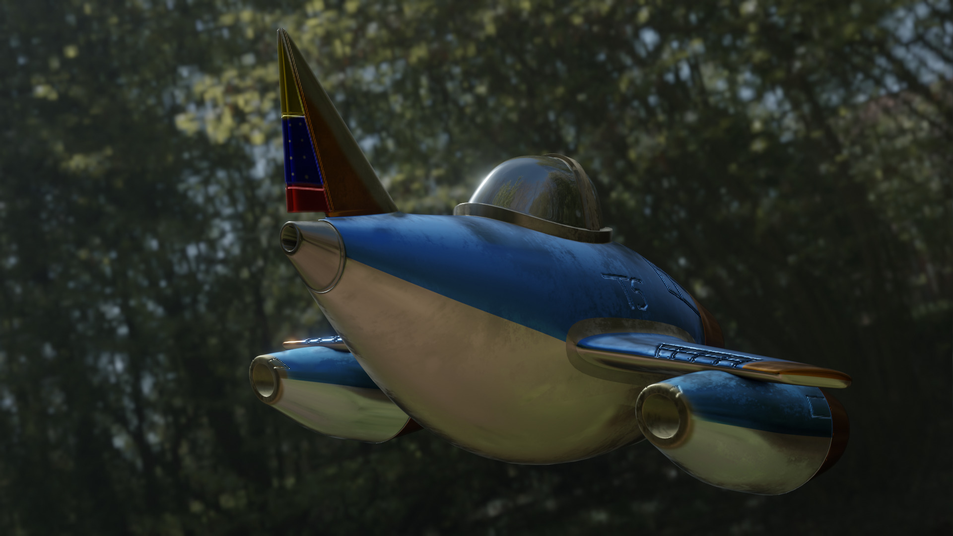 Avion 3D model_3