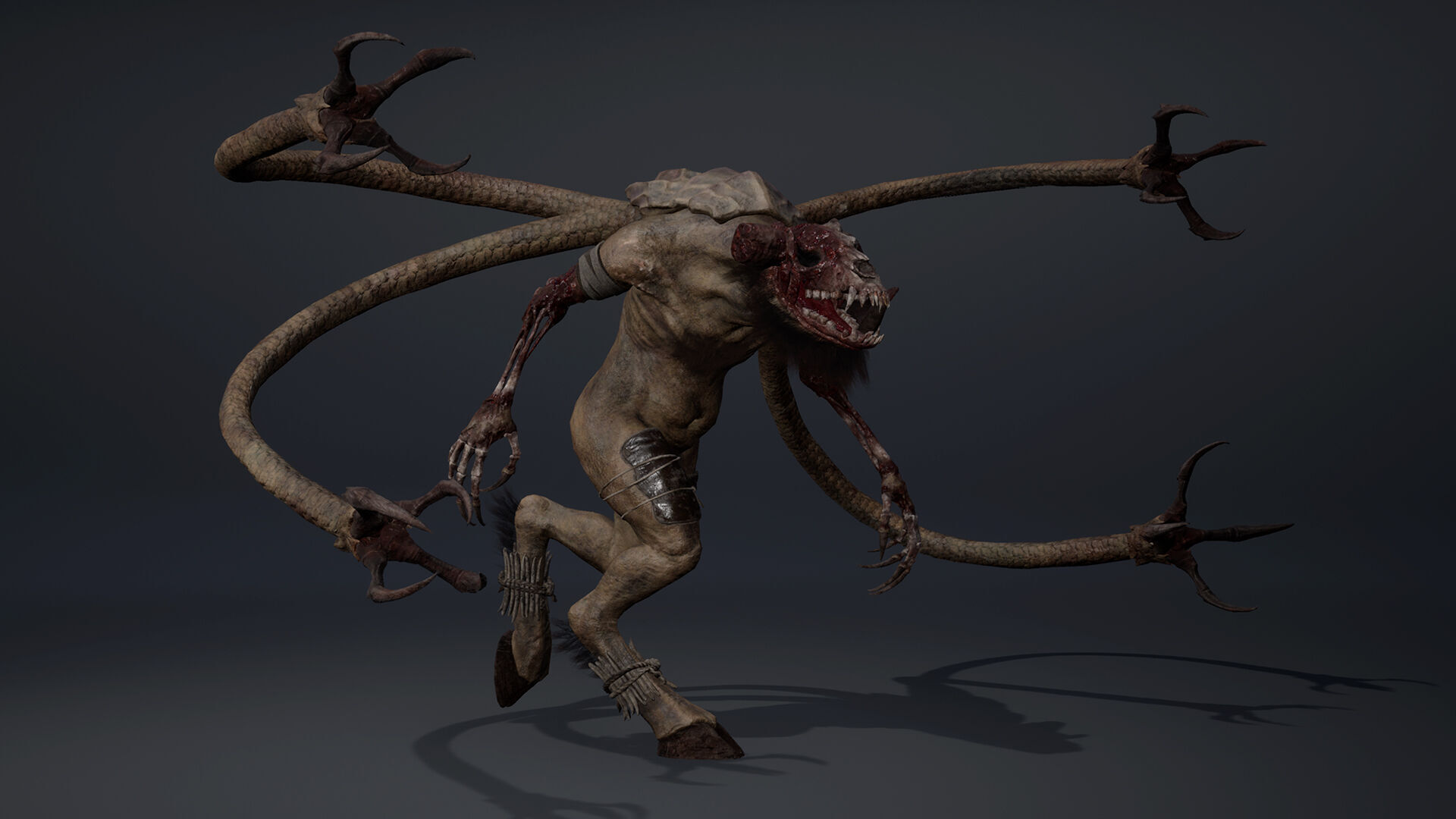 Bloodclaw Damaged Low-poly 3D model_18