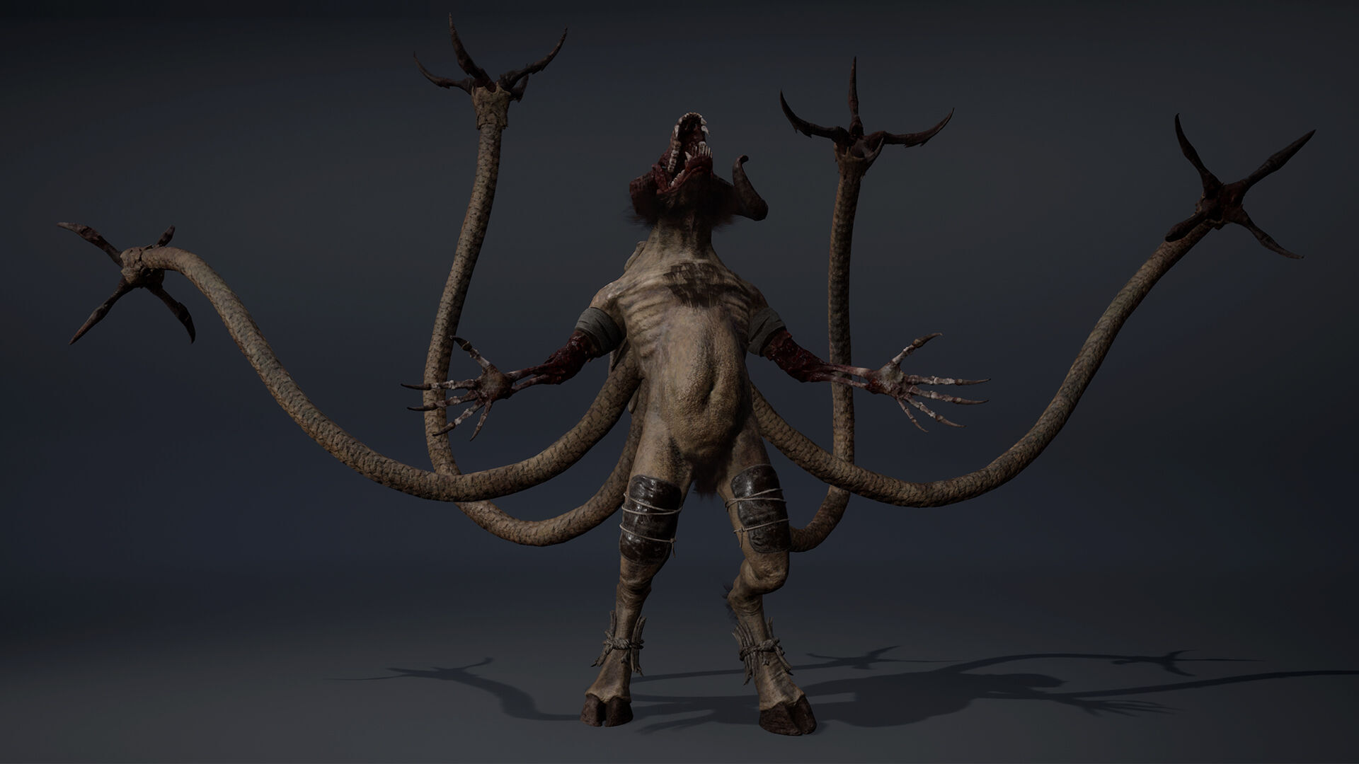 Bloodclaw Damaged Low-poly 3D model_11