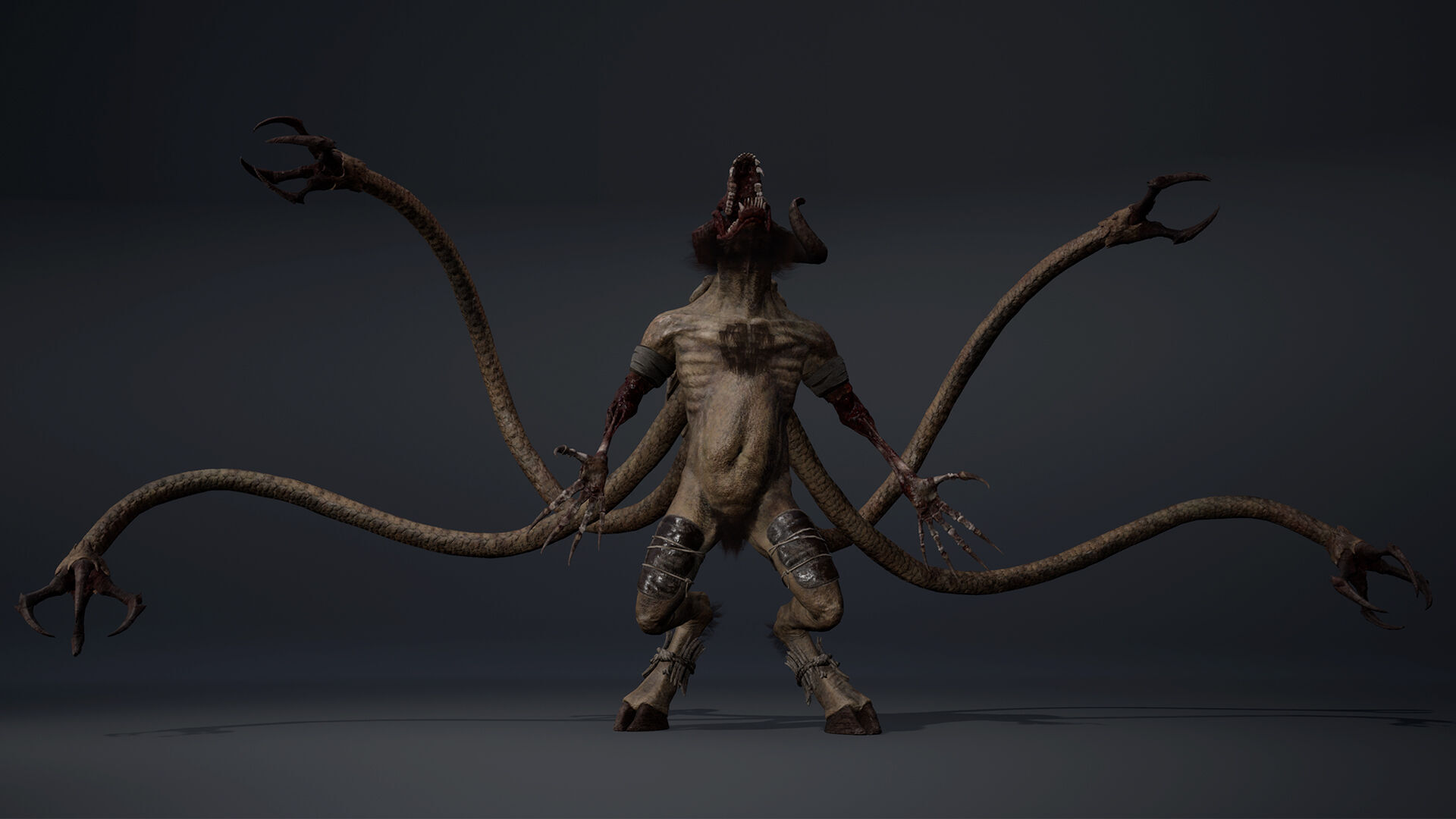 Bloodclaw Damaged Low-poly 3D model_14