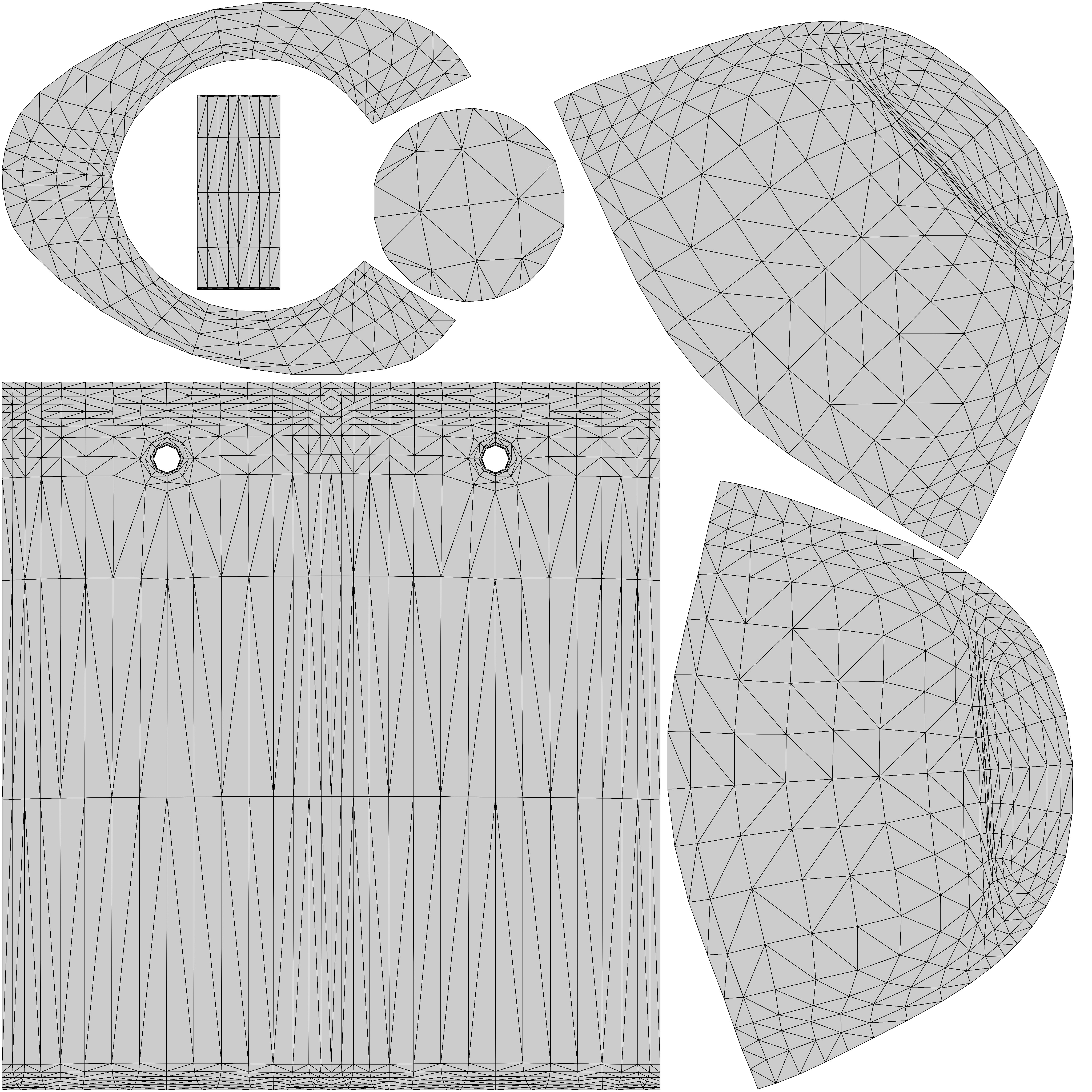 Baglama Low-poly 3D model_32