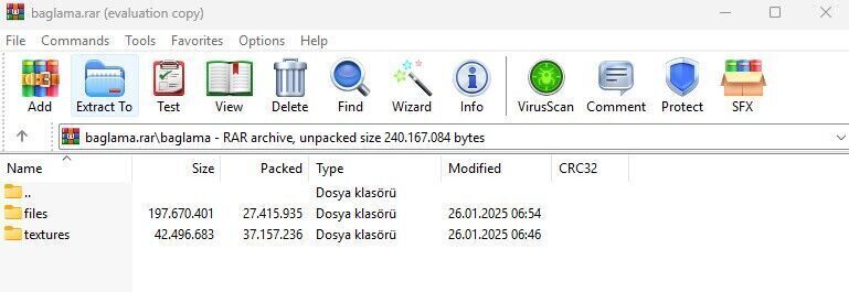 Baglama Low-poly 3D model_39