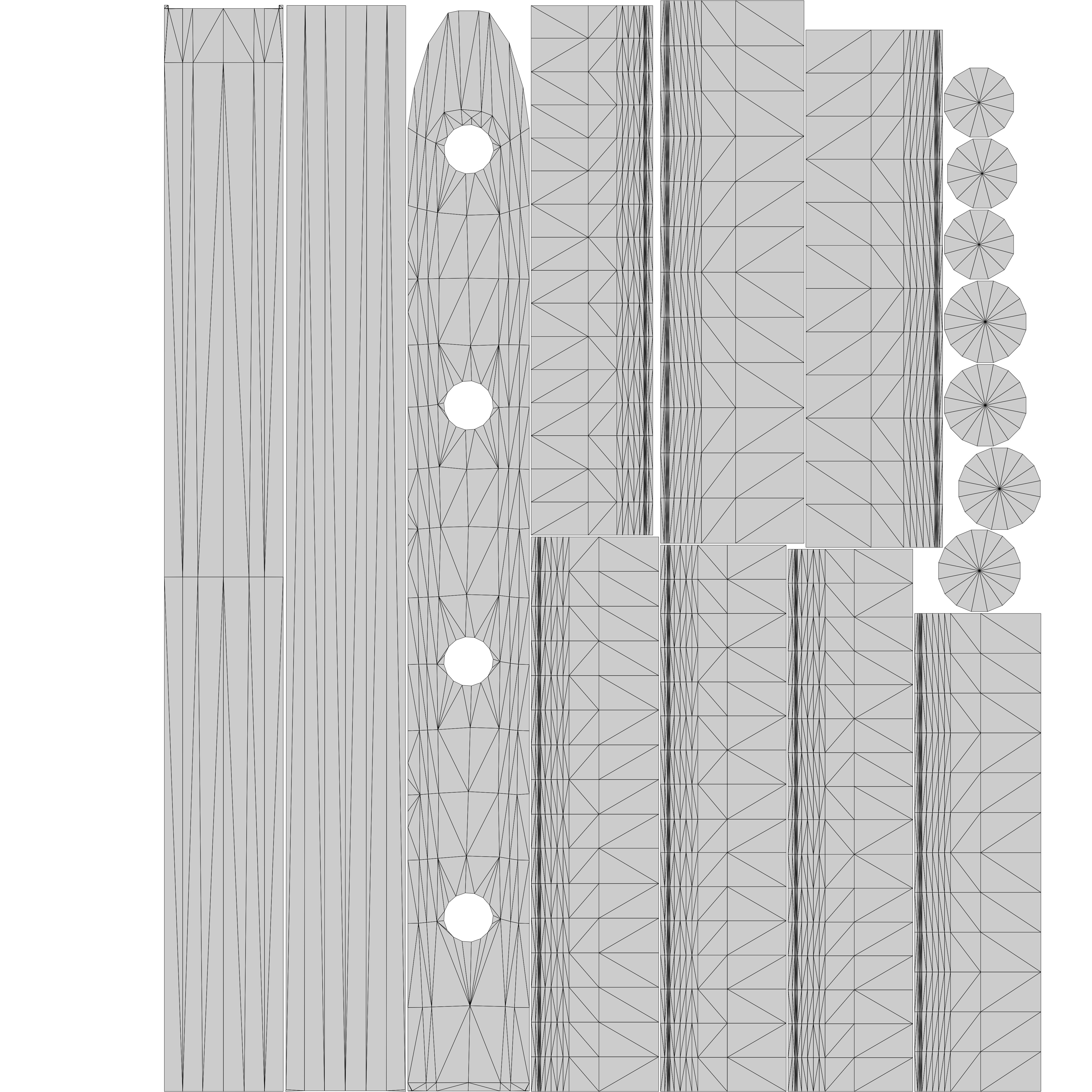 Baglama Low-poly 3D model_35