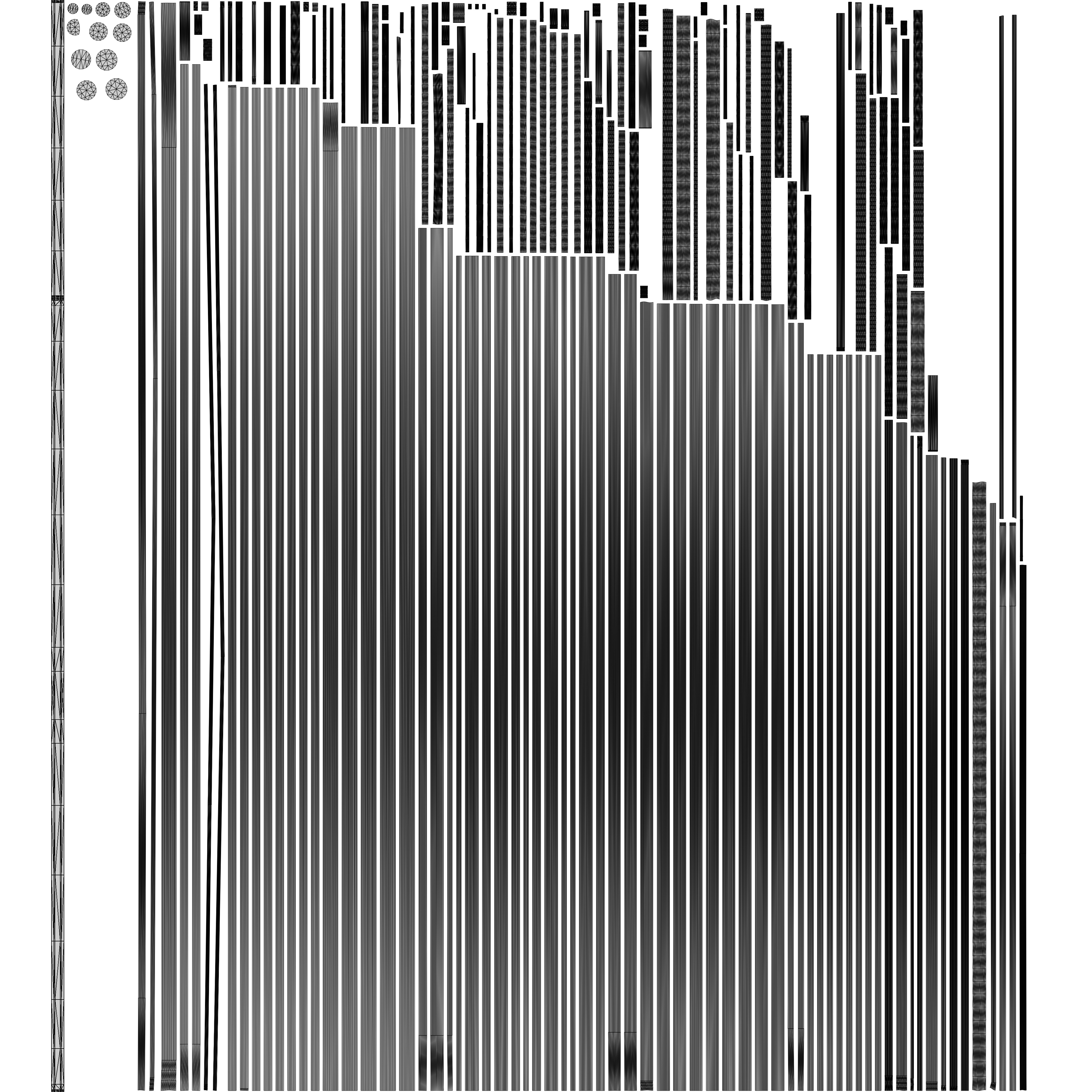 Baglama Low-poly 3D model_38