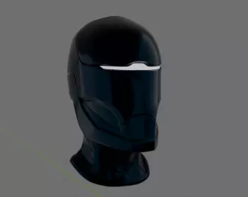 Police robot 3D model_0