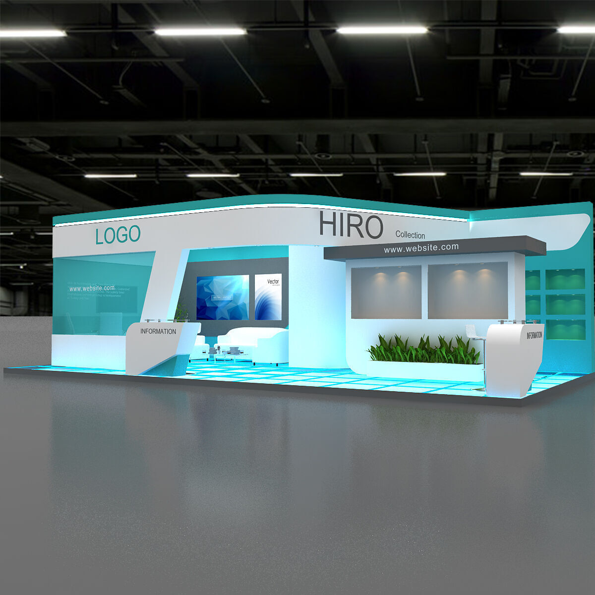 3D Model exhibition 3D model_6