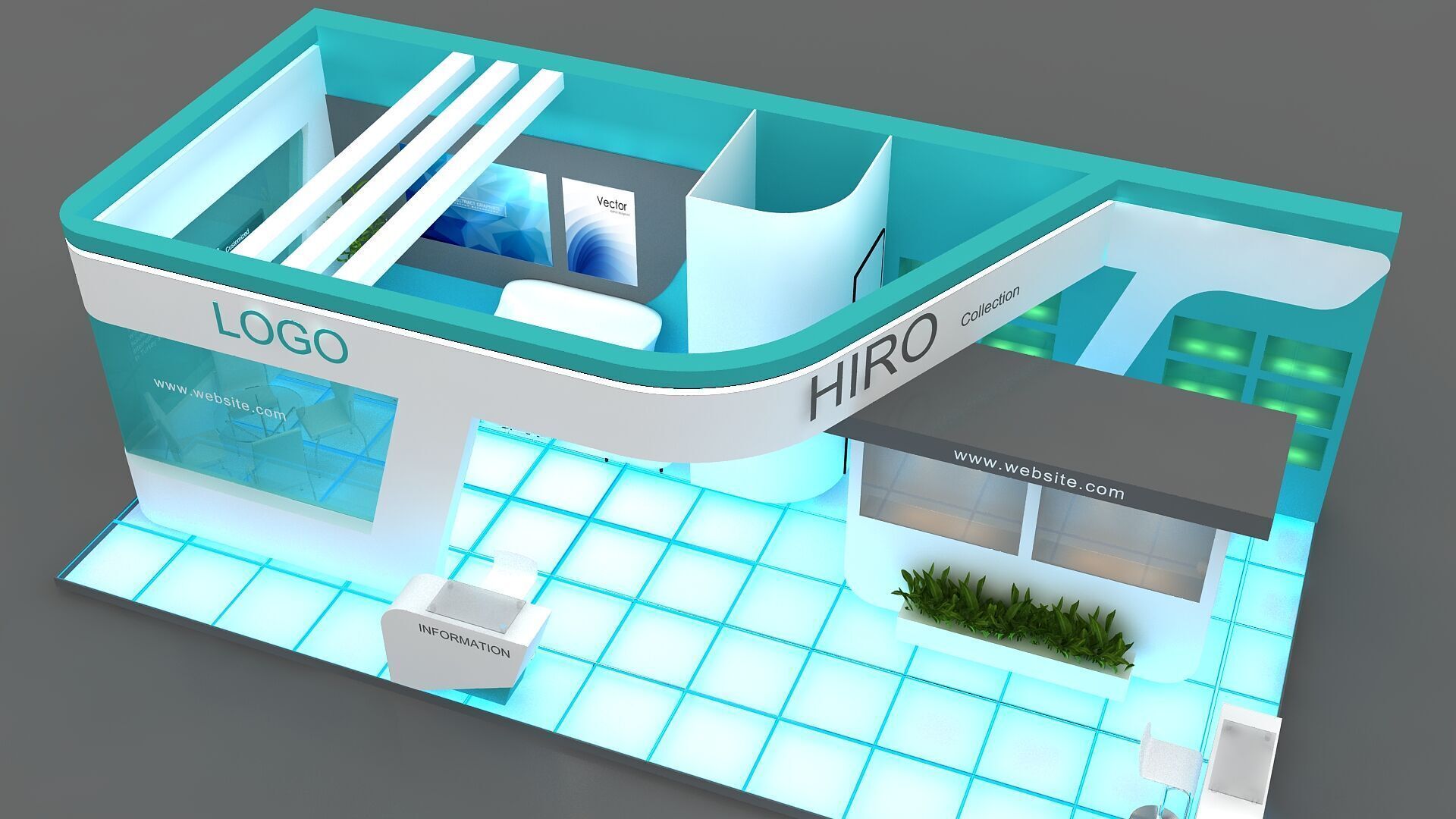 3D Model exhibition 3D model_5