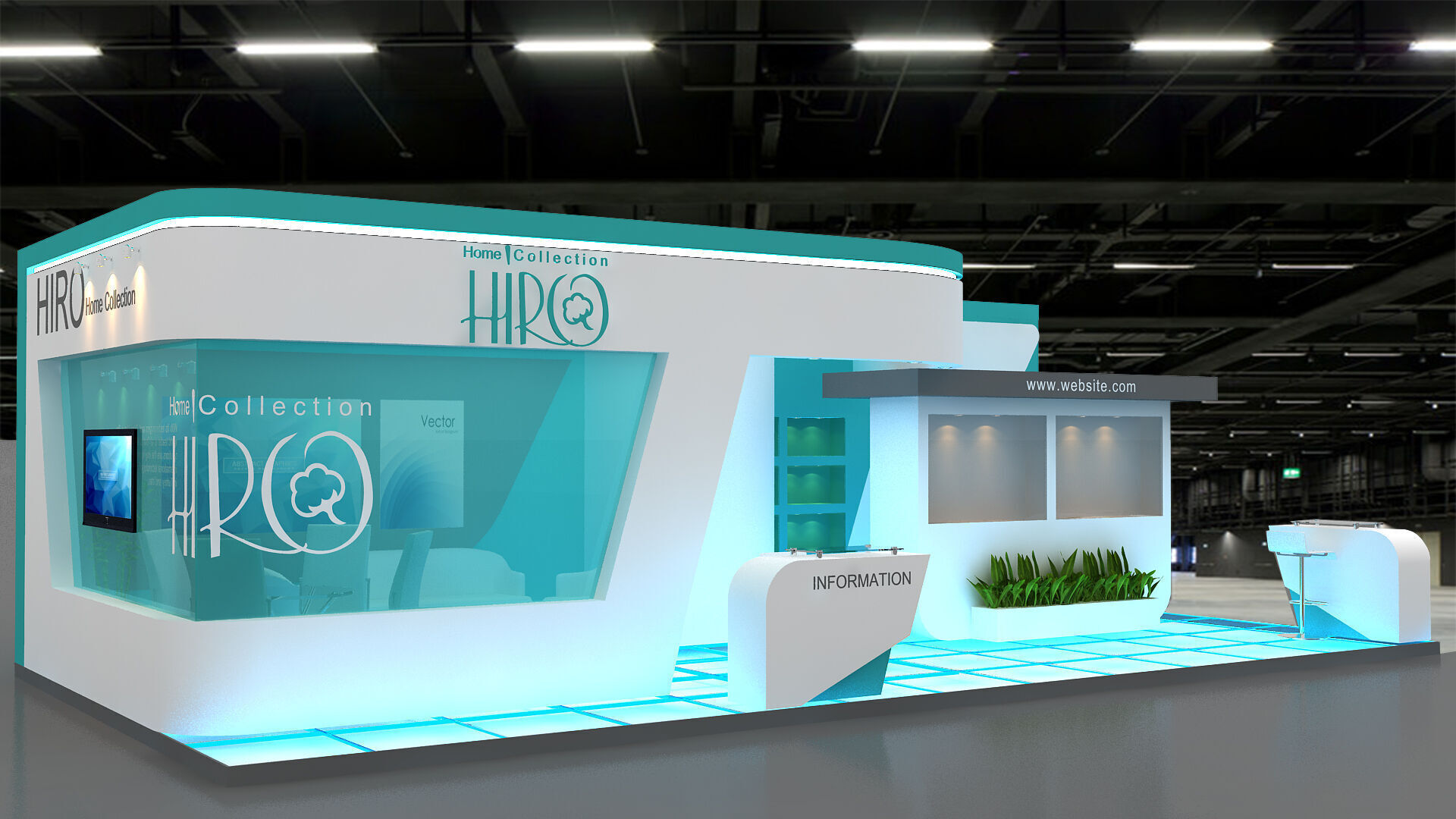 3D Model exhibition 3D model_1