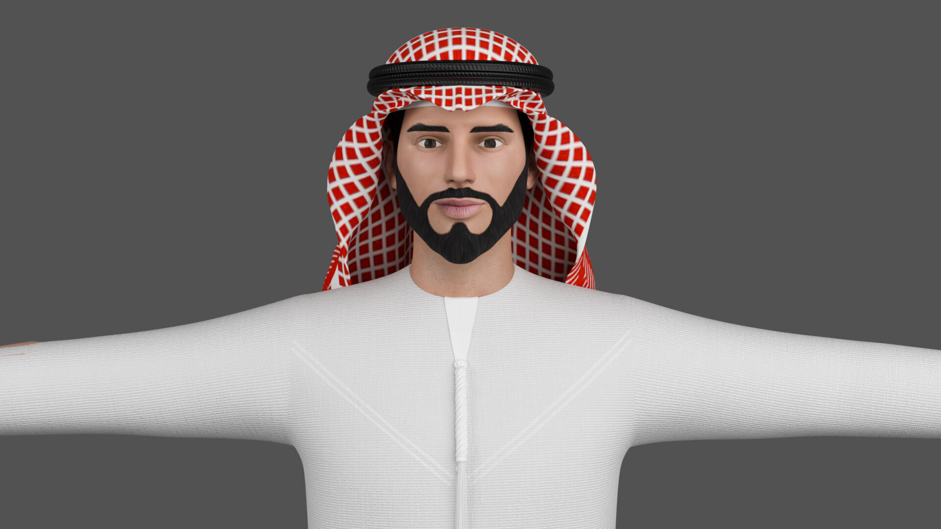 arab man characters man people 3D model_4