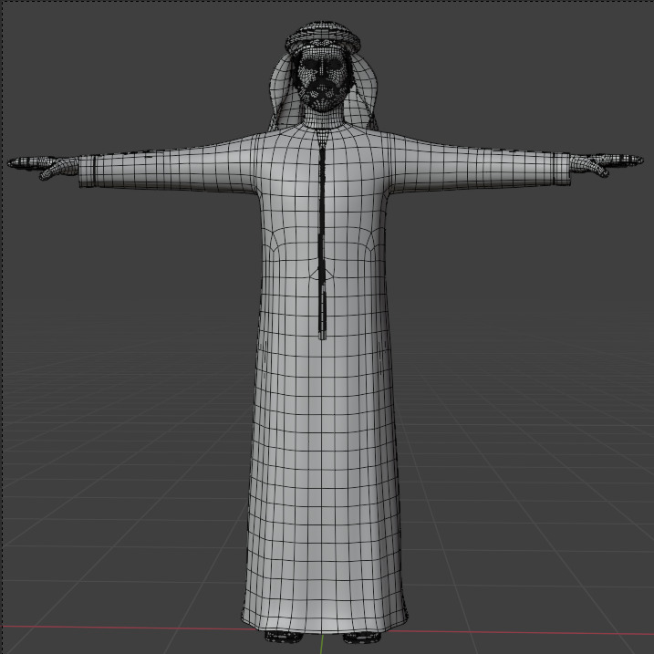 arab man characters man people 3D model_8