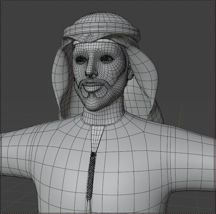arab man characters man people 3D model_6