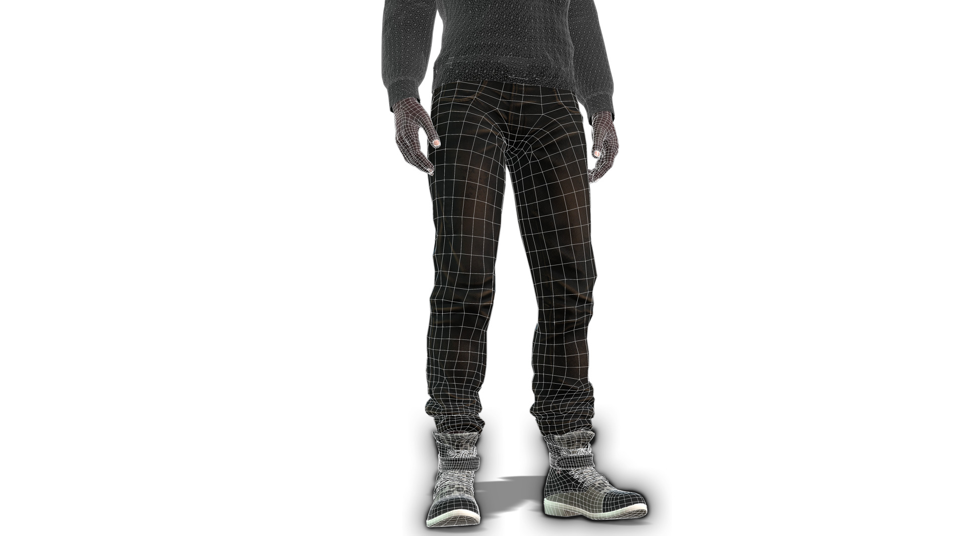Realistic Black Man 3D Model 3D model_6