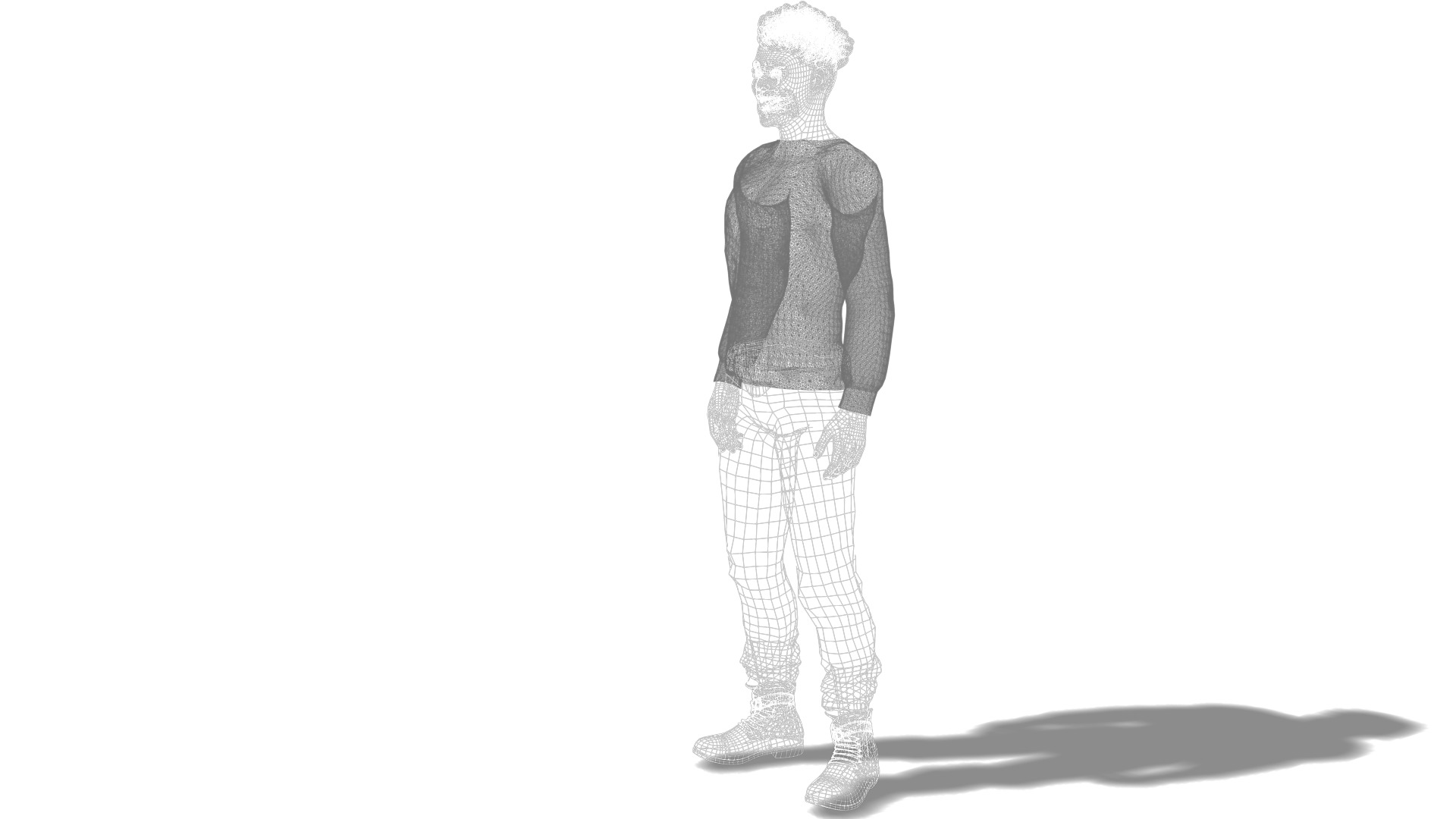 Realistic Black Man 3D Model 3D model_15