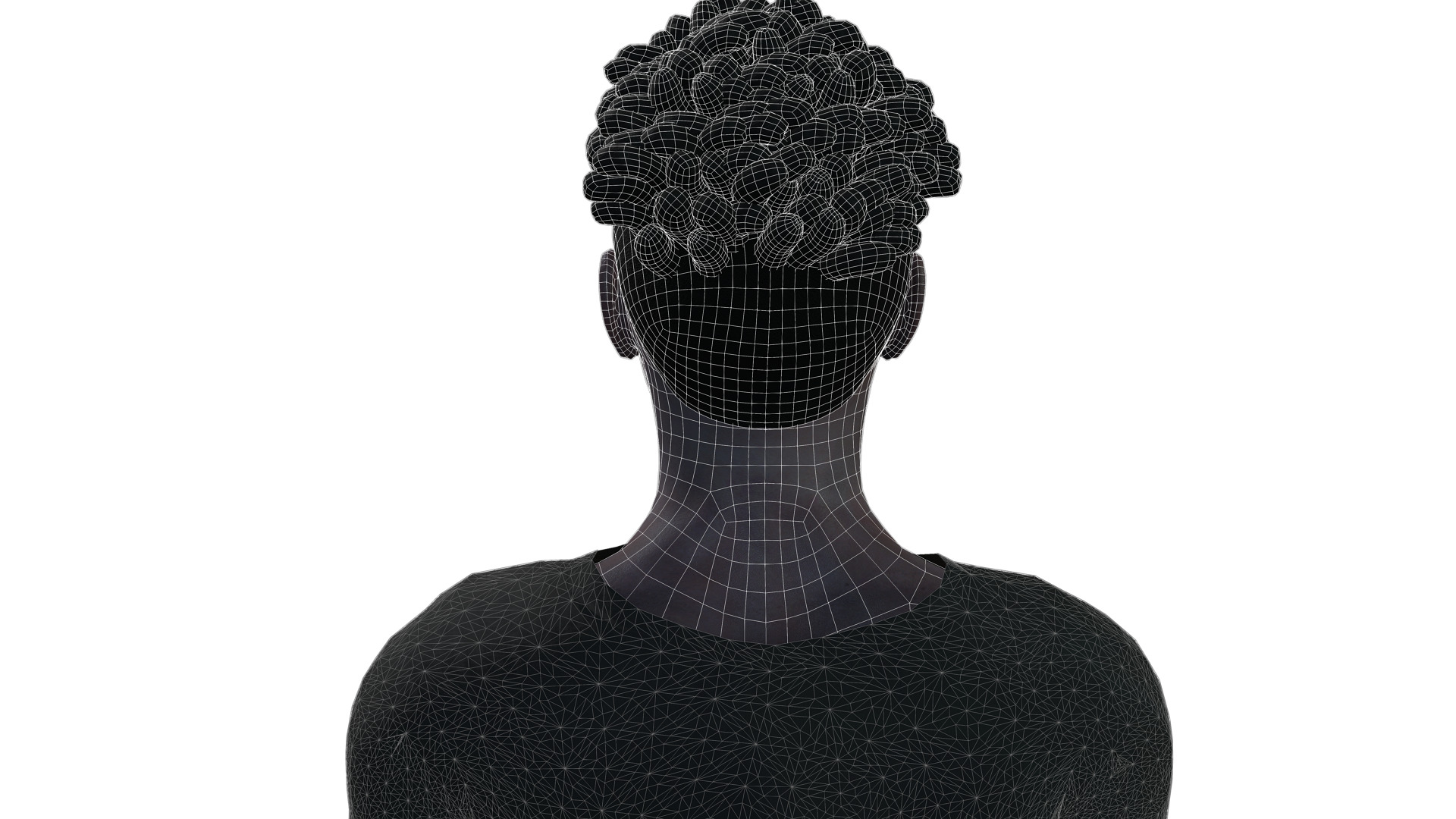 Realistic Black Man 3D Model 3D model_4
