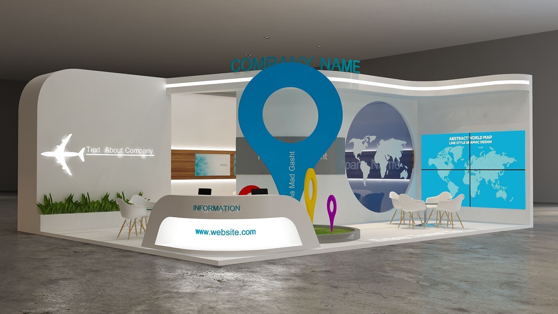 3D Exhibition 3D model_1