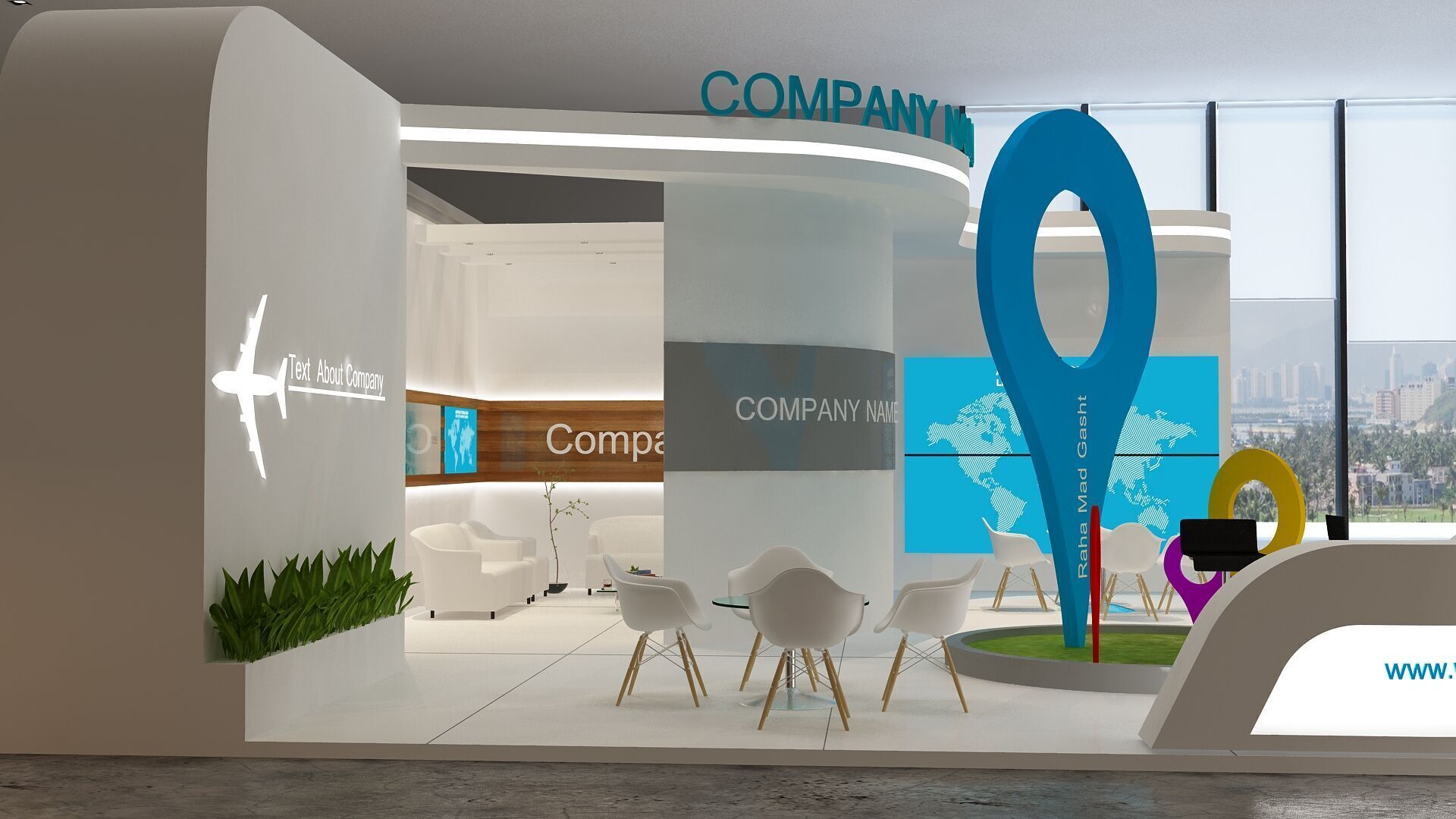 3D Exhibition 3D model_4