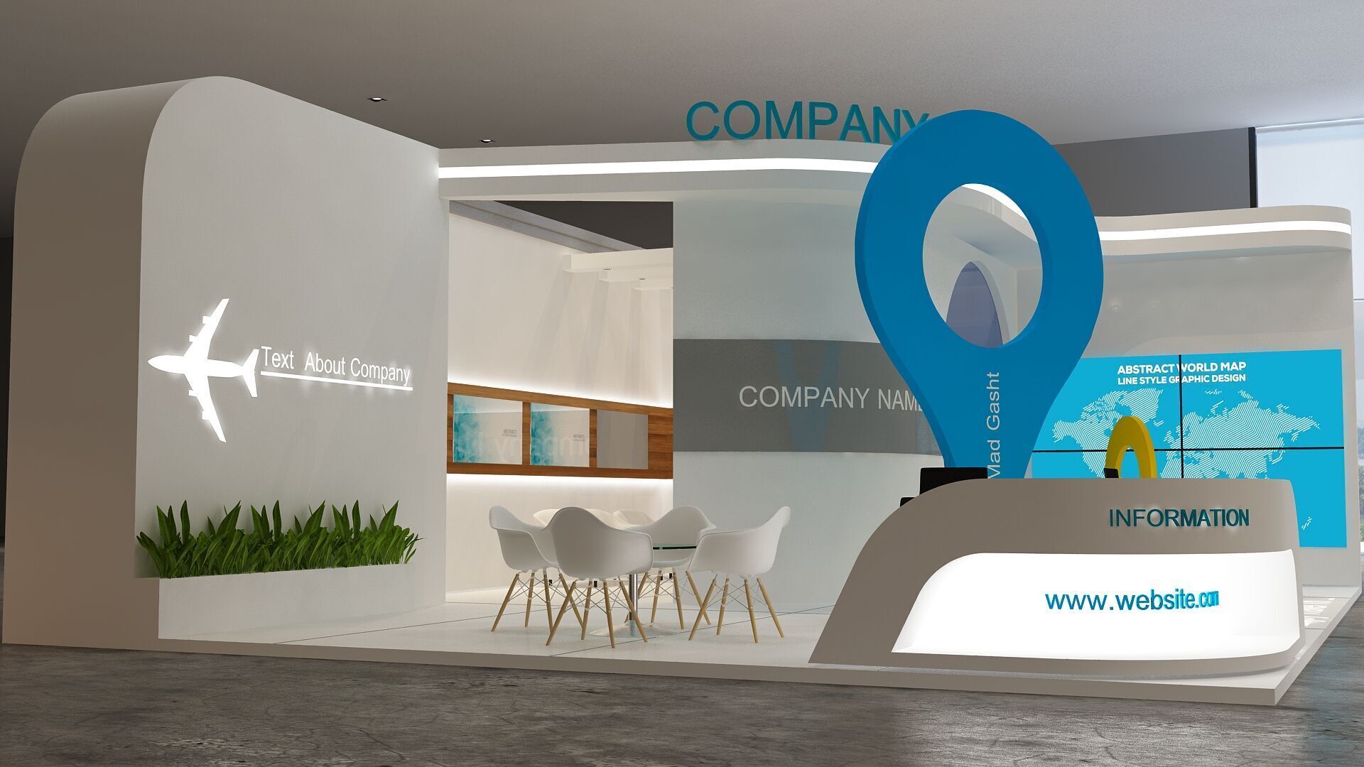 3D Exhibition 3D model_2