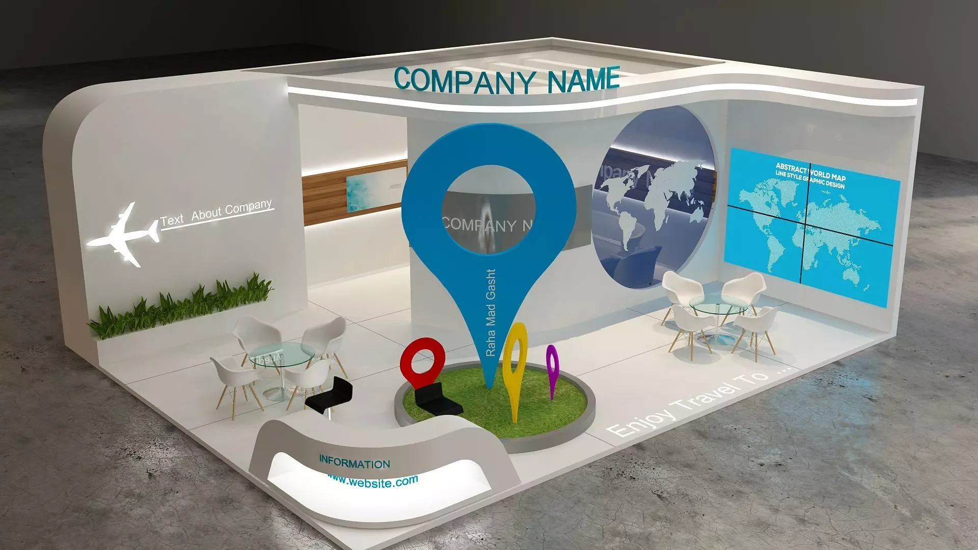 3D Exhibition 3D model_0