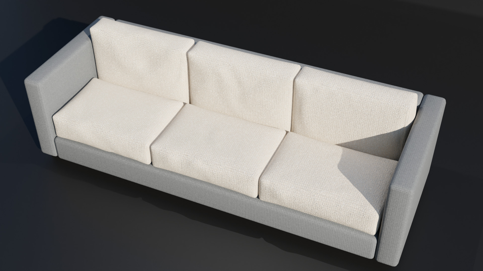 Modular Game-Ready Sofa High-Quality PBR Textures Low Poly Free low-poly 3D model_1