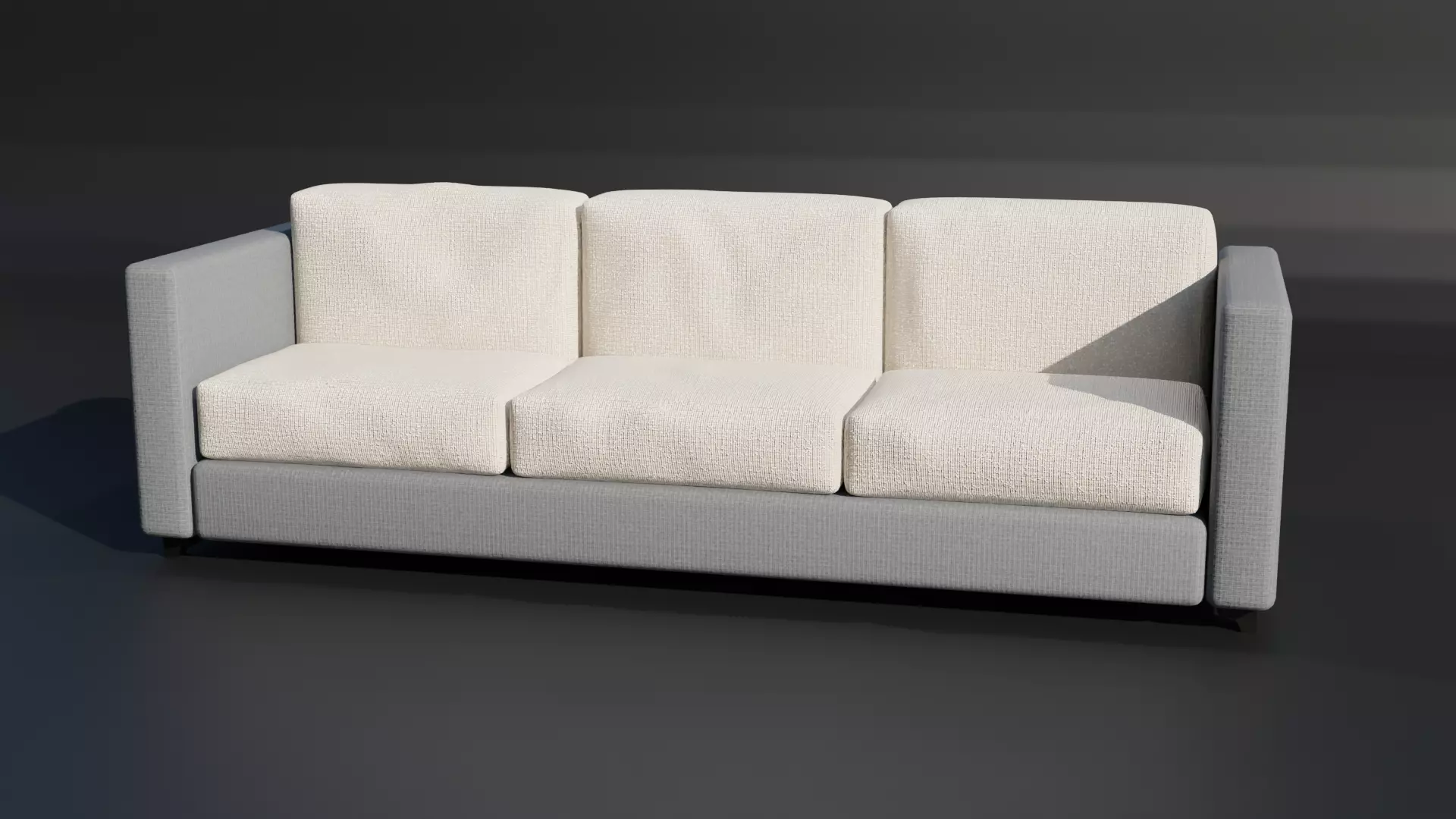 Modular Game-Ready Sofa High-Quality PBR Textures Low Poly Free low-poly 3D model_0