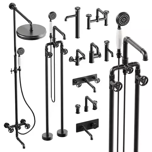 Retro Brass Bathroom Faucet