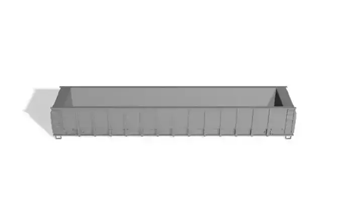HO Norfolk Southern M-271 MOW Crosstie Gondola 3D print model