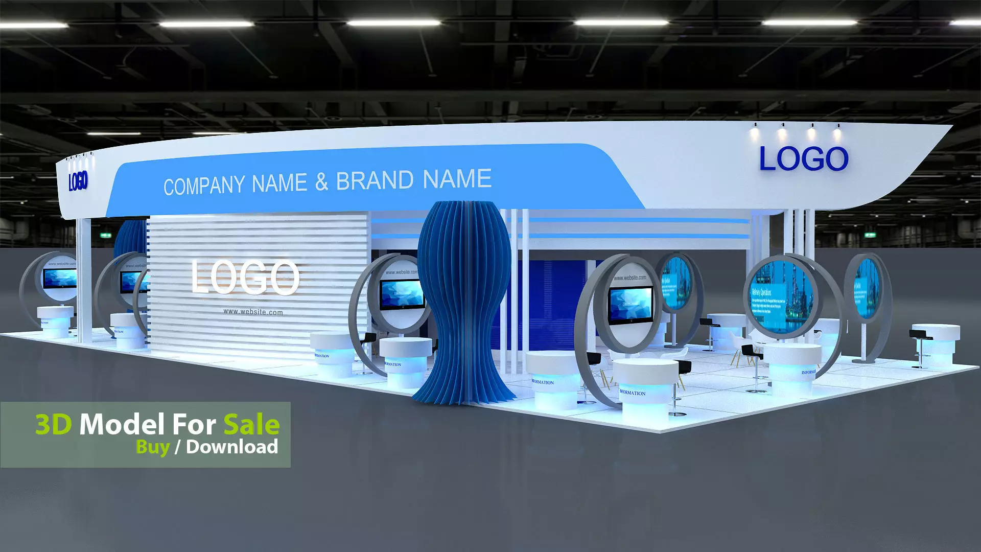 3D Exhibition 3D model_0