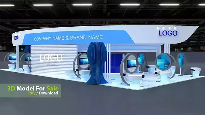3D Exhibition 3D model