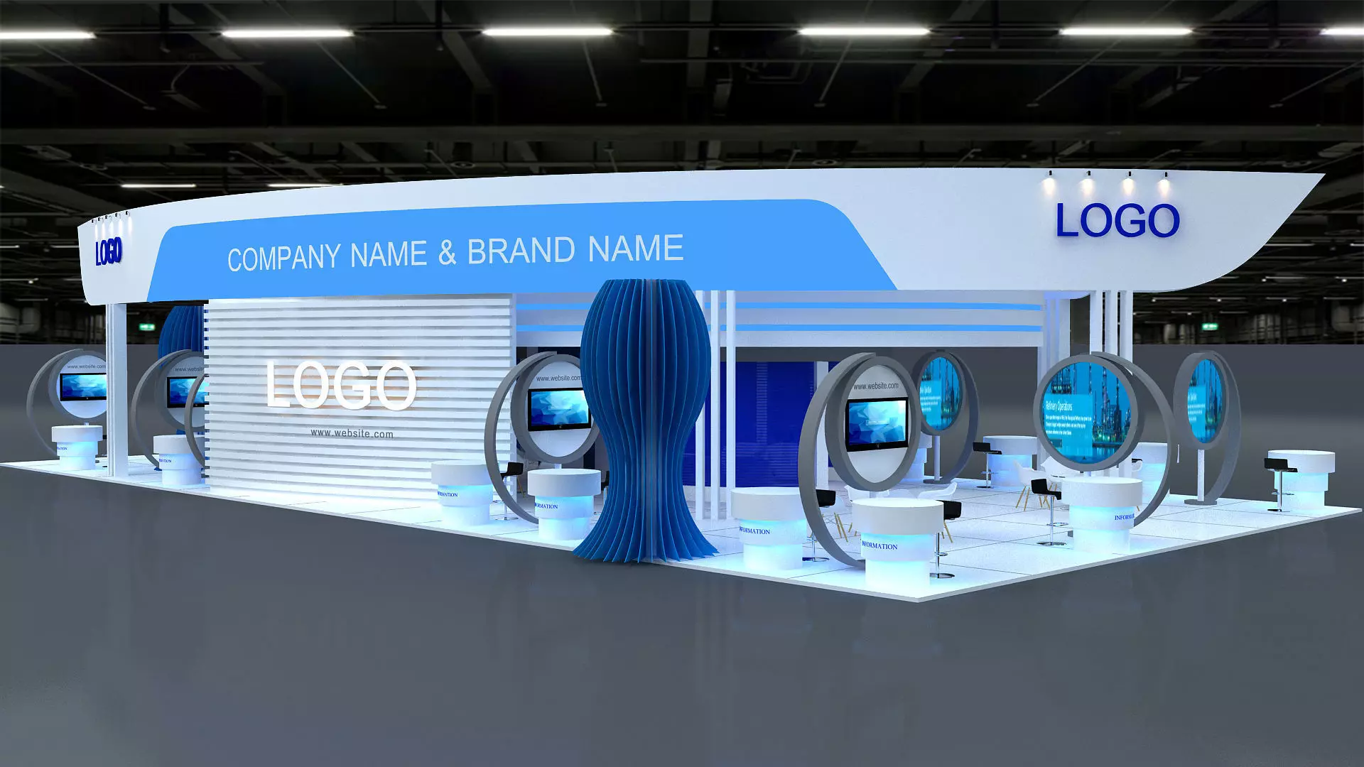 3D Exhibition 3D model_1