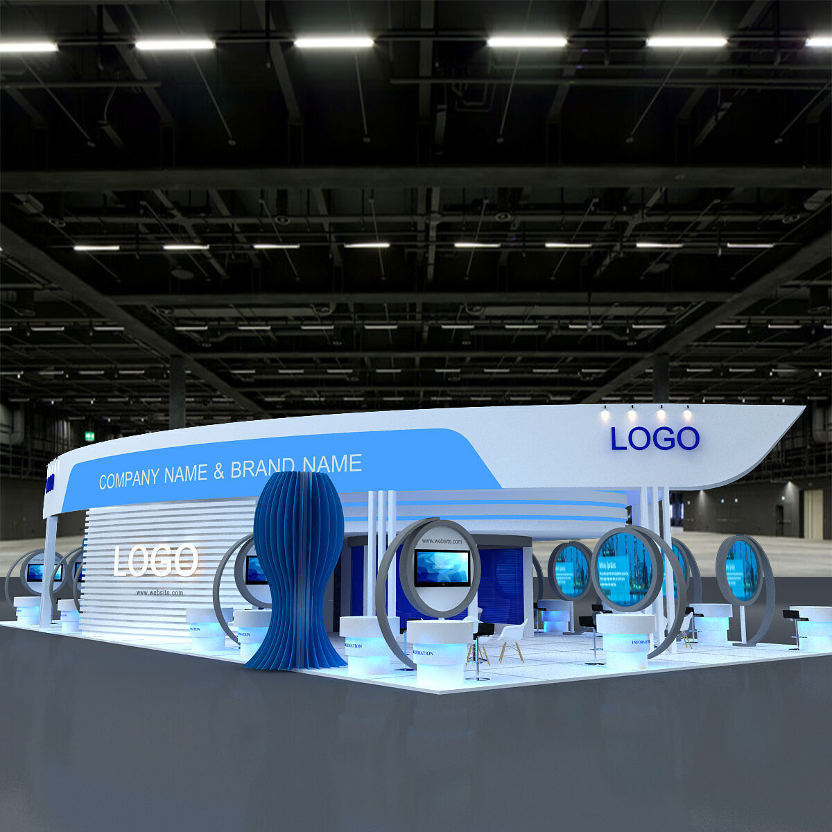 3D Exhibition 3D model_7