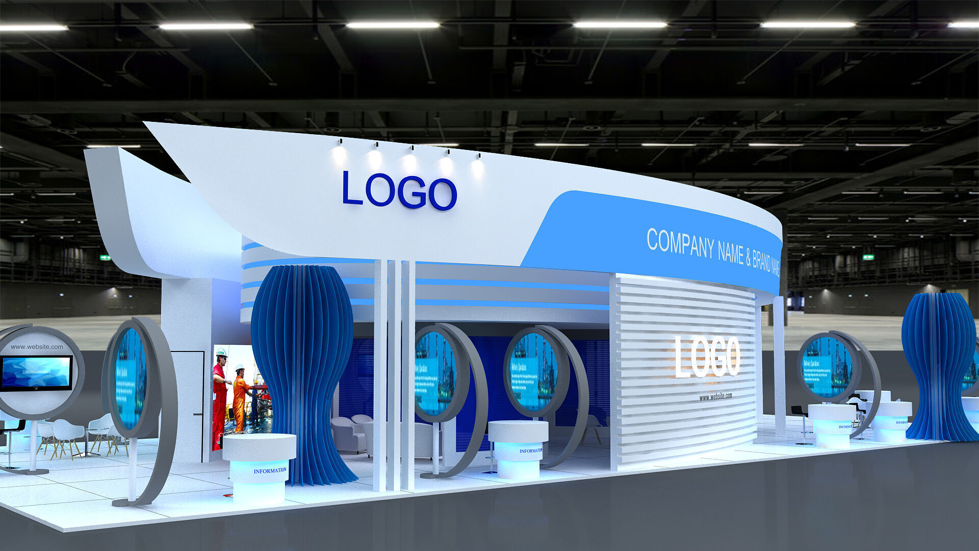 3D Exhibition 3D model_4