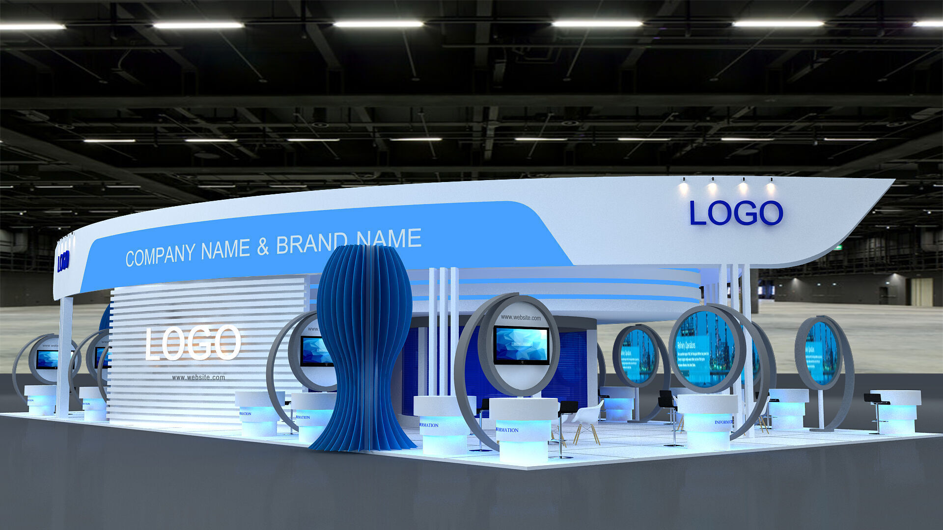 3D Exhibition 3D model_2