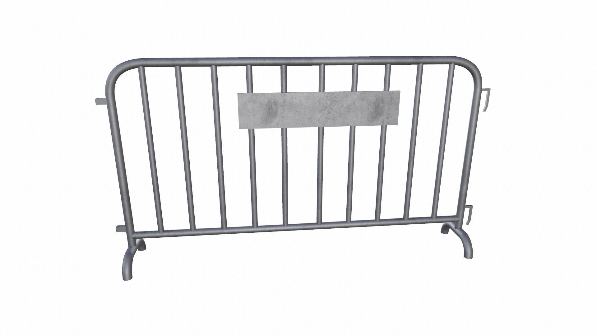Crowd Control Barrier PBR Low-poly 3D model_5