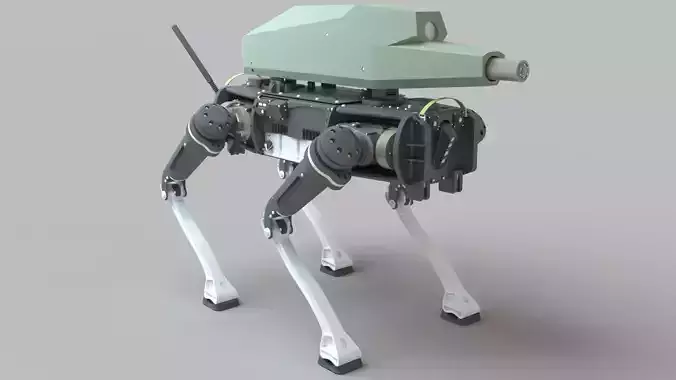 3D Military Combat Robot SPUR 3D model