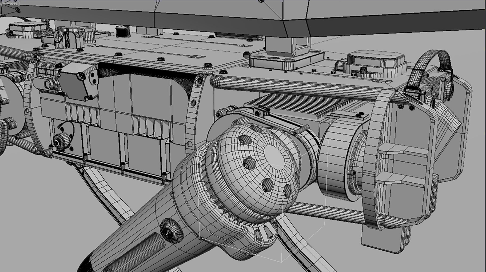 3D Military Combat Robot SPUR 3D model_5