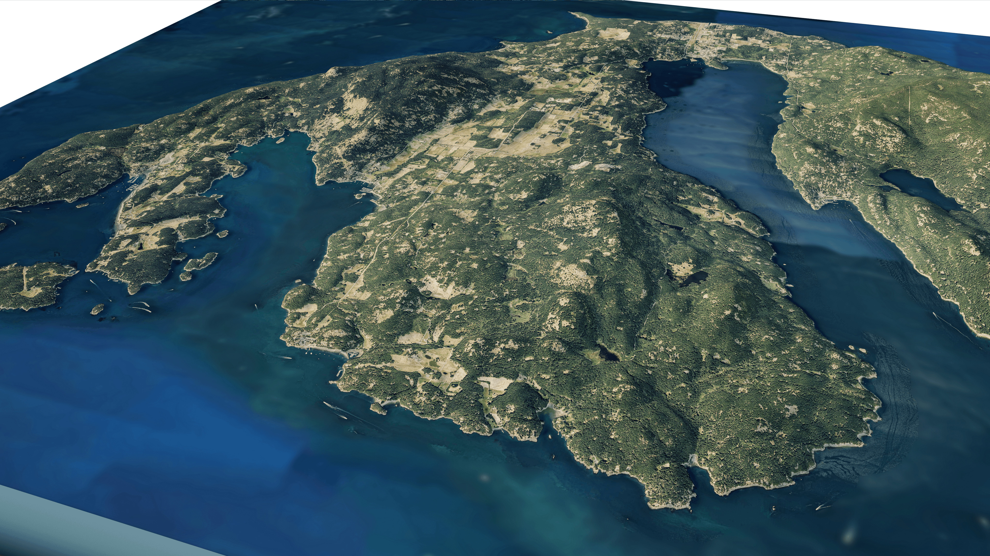 Orcas island 3d model terrain 3D model_10