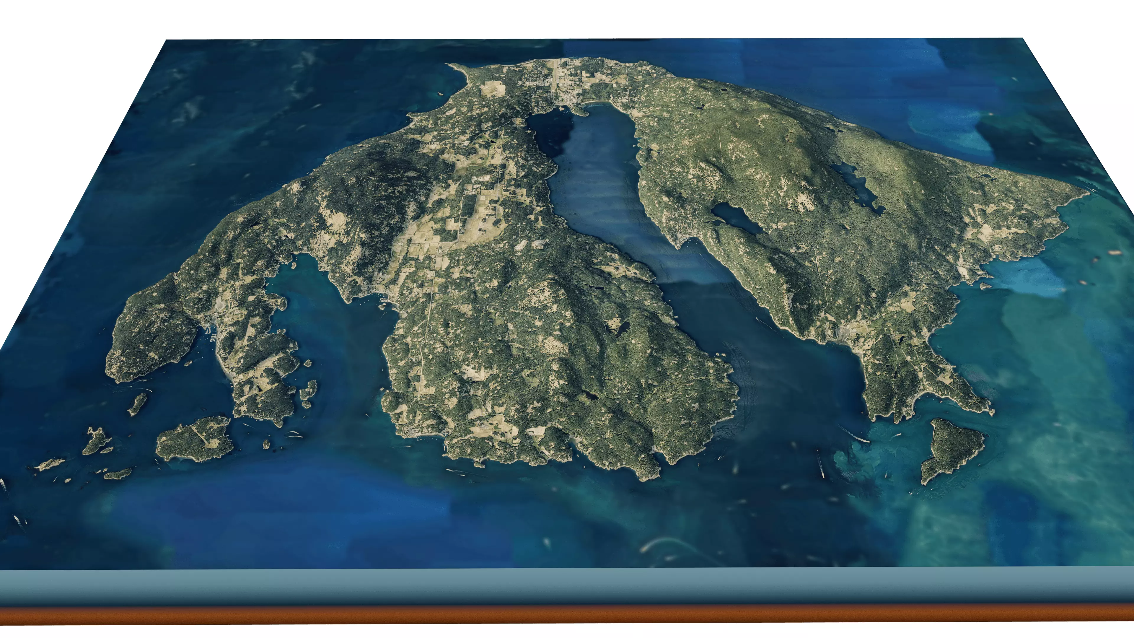Orcas island 3d model terrain 3D model_0