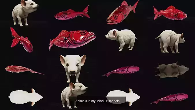 Animals in my Mind 3D Model Collection